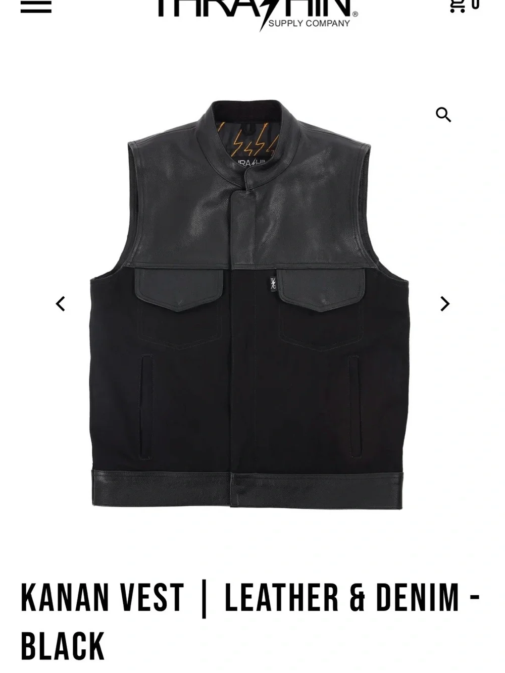 Thrashin cannan vest